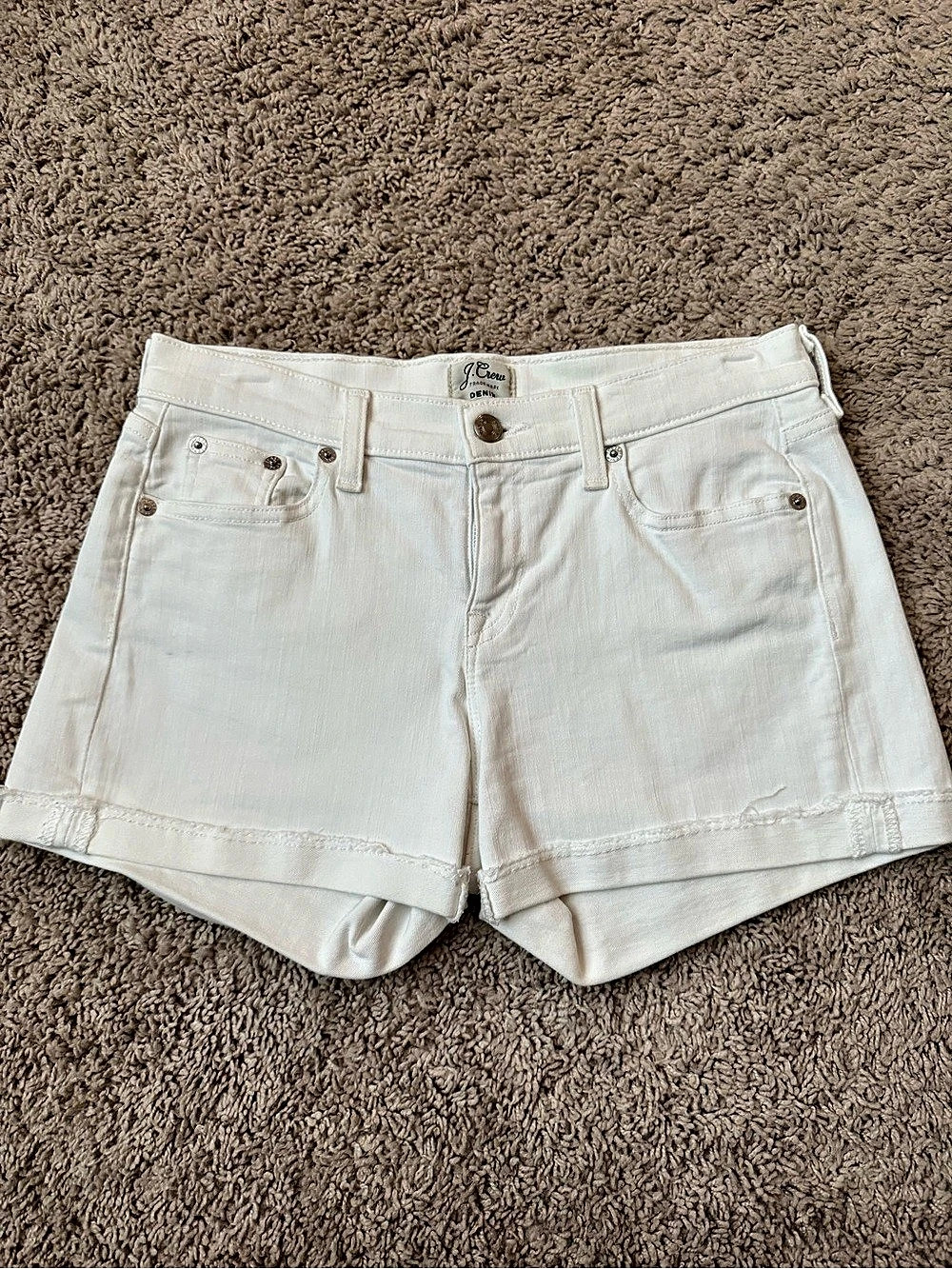 Jcrew Denim white Jean Shorts